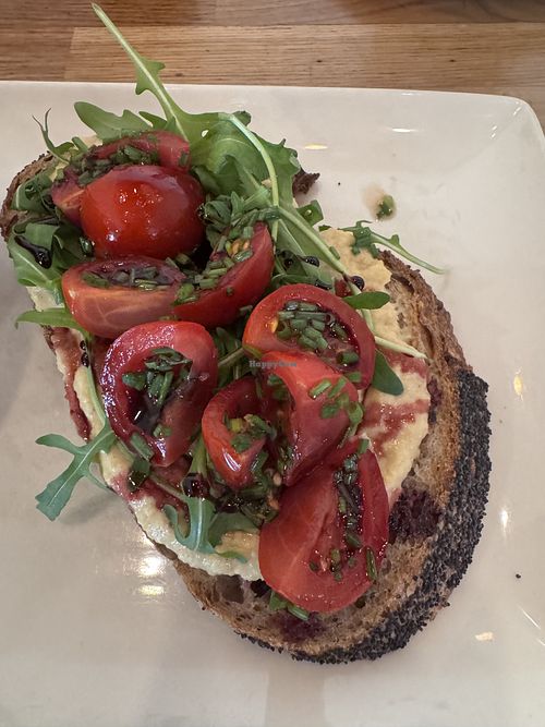 Open sandwich   at Hendersons in Edinburgh