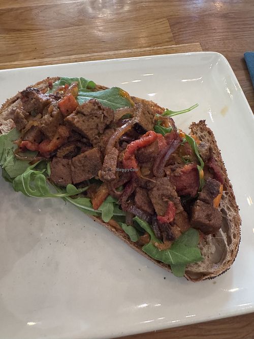  seitan sandwich   at Hendersons in Edinburgh