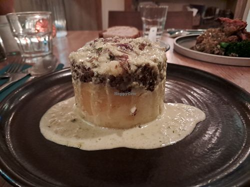 Haggis at Hendersons in Edinburgh
