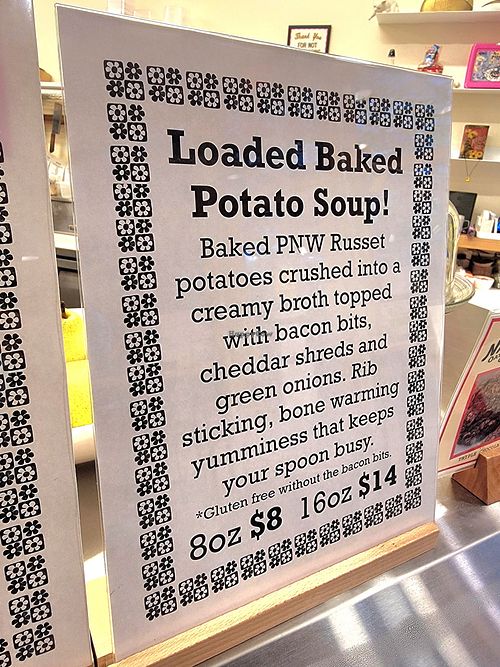 Loaded Baked Potato Soup Special at Rad Magic Subs in Portland