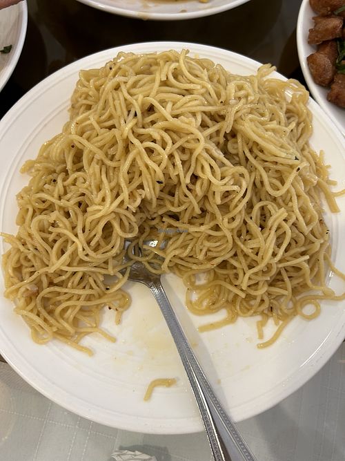 Garlic noodles - good would prefer with some veg   at Loving Hut in Elk Grove