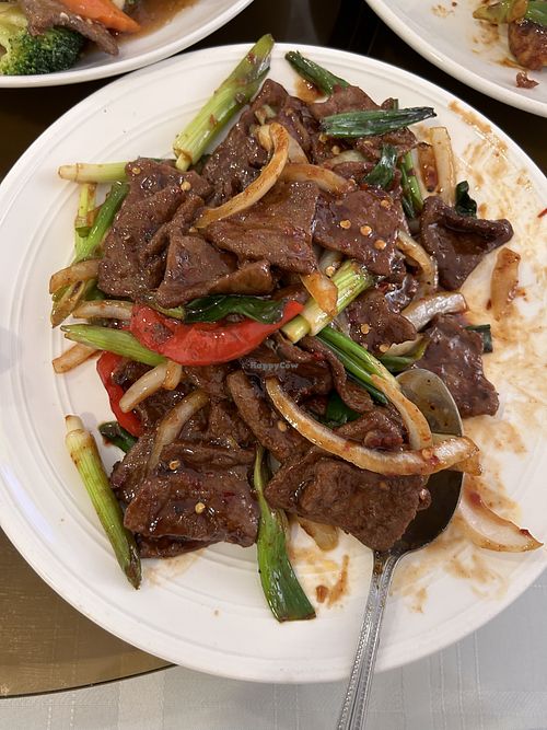 Mongolian wonder - yummy   at Loving Hut in Elk Grove