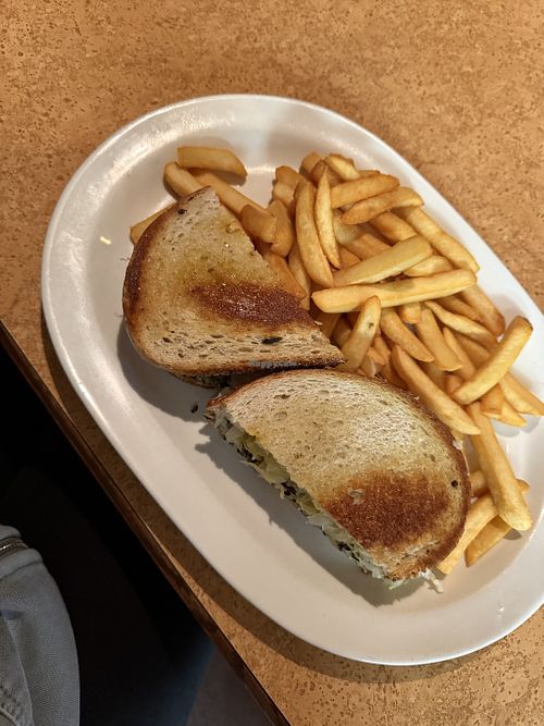 Ruben & fries   at Uncasville Diner in Montville