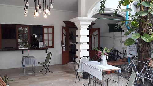 Outside at MOODs  in Chiang Mai