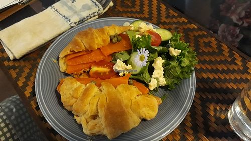 Carrot lox croissant at MOODs  in Chiang Mai