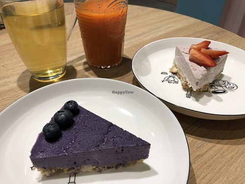 Cakes at Go Vegan Cafe in Batumi