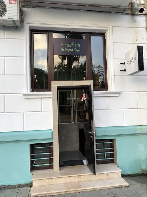 Frontdoor at Go Vegan Cafe in Batumi