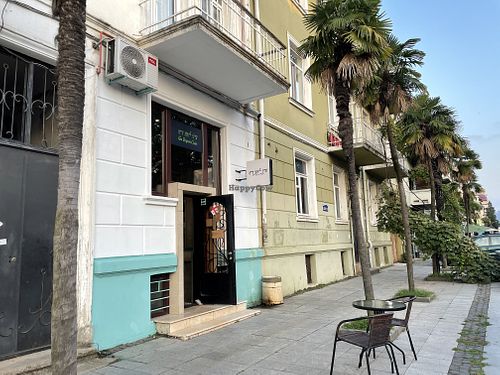 Entrance at Go Vegan Cafe in Batumi