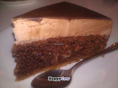 Vegan cake at Loving Hut - Lodynska in Prague, Czech Republic
 at Loving Hut - Vinohrady in Prague