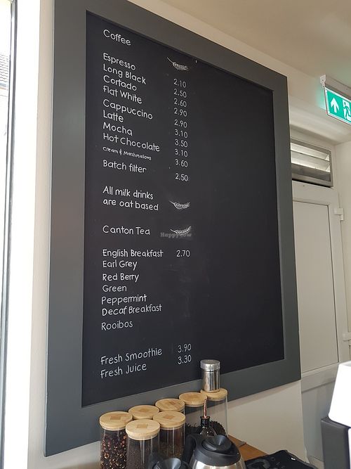 Hotdrinks at Alex Gooch Artisan Baker - Whitchurch in Cardiff