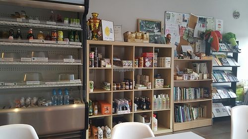 groceries and info at The Kitchen on Great Moor Street in Bolton