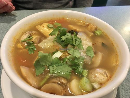 Tom Yum Soup  at Thai O-Cha in Ocean City