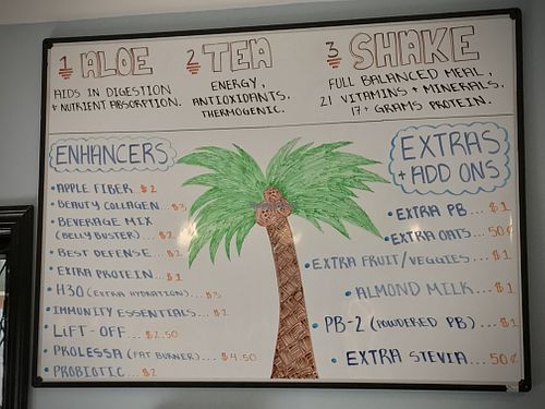 Aloe, Tea, Shake at Nutritional Cove in Chesterton