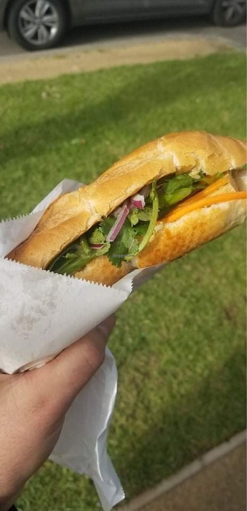 Tofu Vietnamese Roll  at Cafe Innov-8 in North Melbourne