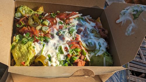 Nachos at Joey's Cafe in Ambleside