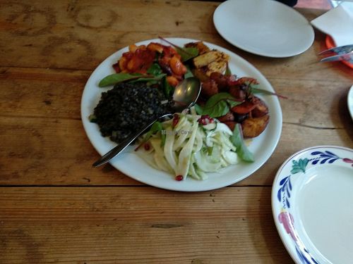 Plate of yummy food at Olive and Cookie at Olive and Cookie in Amsterdam