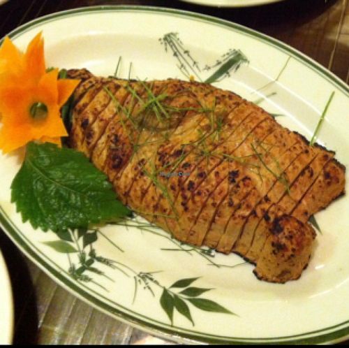 Honey roasted 'chicken' at Truc Lam Trai in Hanoi