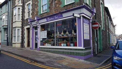 Outside at Saphan Thai in Aberystwyth