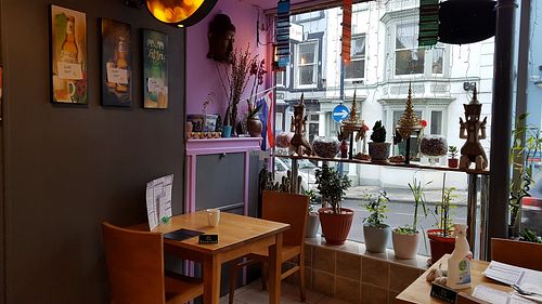 Inside at Saphan Thai in Aberystwyth