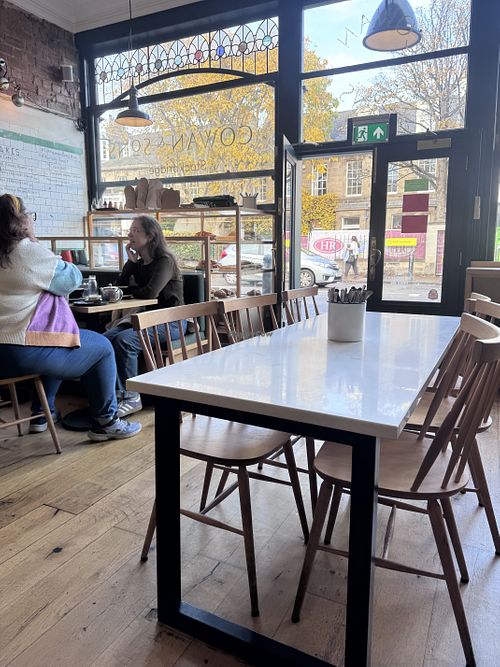 Inside  at Cowan & Sons in Edinburgh