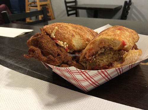 'chicken' parm at Blackbird Pizzeria - 6th St in Philadelphia