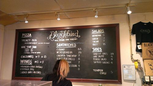 menu at Blackbird Pizzeria - 6th St in Philadelphia
