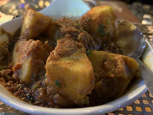 Bombay potatoes   at The Magna Tandoori in Berwick-upon-tweed