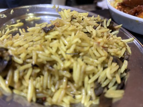 Mushroom rice   at The Magna Tandoori in Berwick-upon-tweed