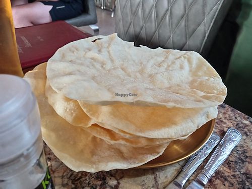Poppadoms at The Magna Tandoori in Berwick-upon-tweed