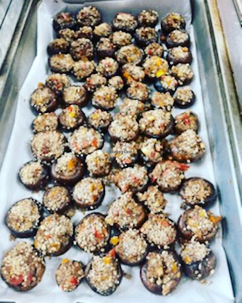 Smokey mushrooms  at Meals that Heal in Jackson