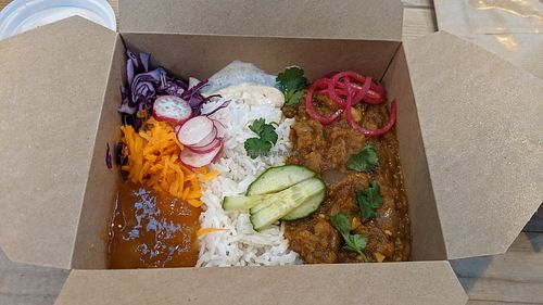 Curry at Radish  in Porthleven