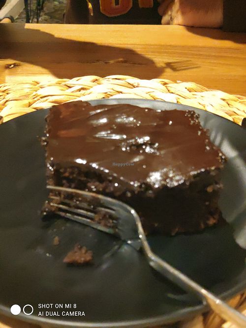 Brownie at Yaşam cafe Antalya at Yaşam Vegan Cafe in Antalya