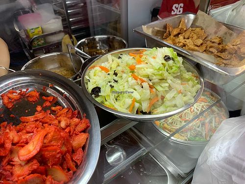 Buffet spread at Bodhi Vegetarian 菩提素食 in Central Singapore