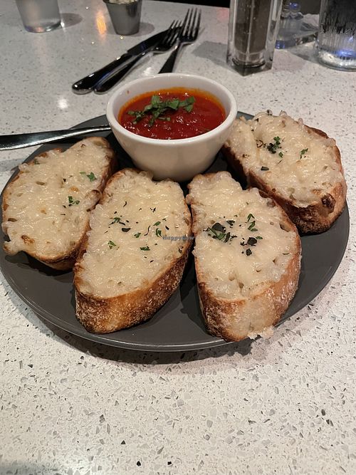 Vegan cheezy bread  at Mezzo in Dublin
