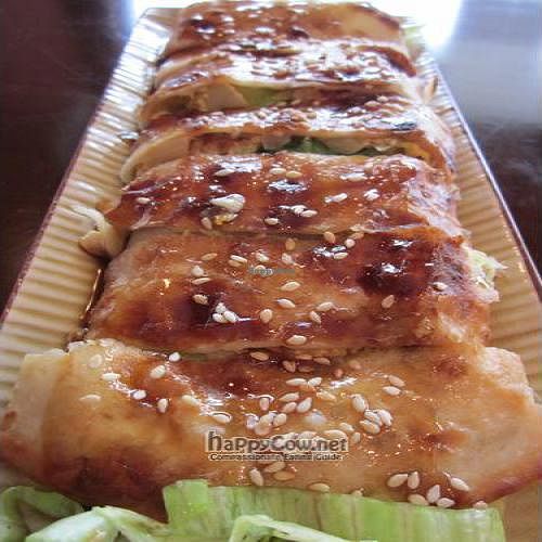 Cheese & Vegetable Omellette Crepes $8.50 at Wei-e Era Taiwanese Vegetarian Cafe in Concord