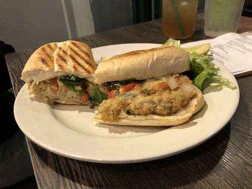 Fab sauce and sandwich  at Kayak Kafe - Broughton in Savannah