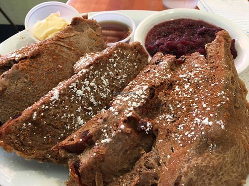 Vegan French Toast at Morning Glory Cafe in Eugene