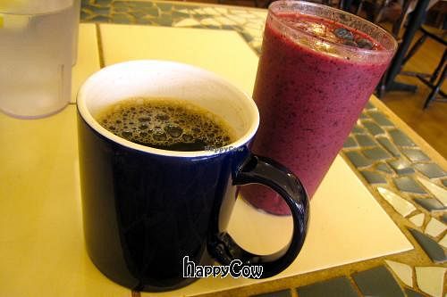 You should try the Blueberry-Ginger Smoothie! at Morning Glory Cafe in Eugene