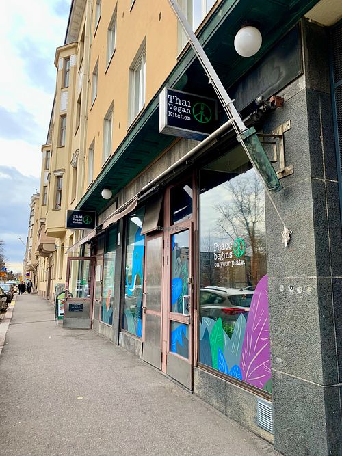 The restaurant at Thai Vegan Kitchen in Helsinki