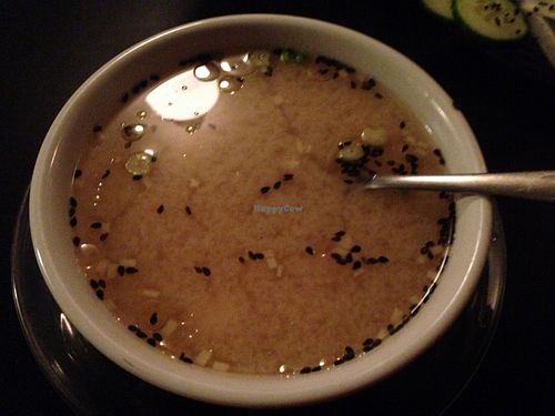 Miso Soup at Pizza Research Institute in Eugene