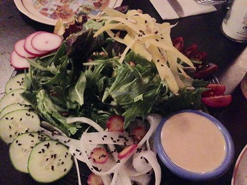 PRI Salad at Pizza Research Institute in Eugene