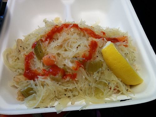 Pansit, delicious! at No Worries Cuisine in Oakland