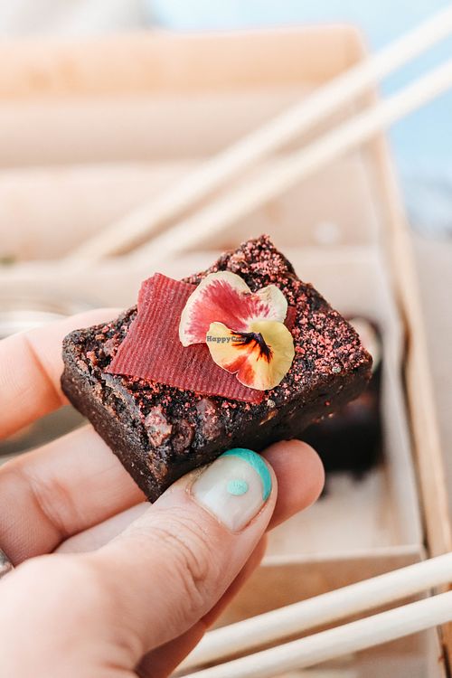 CAN I HAVE 10 MORE??? SO GOOD. Their desserts are usually gluten free and such a good ending to the meal. at Plushi in Cape Town