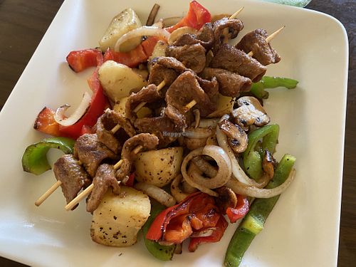 Kabab plate. Super flavorful! Went back and got it again.  at Simple Joy in Honolulu