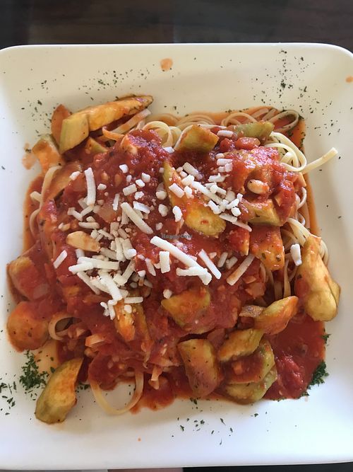 Eggplant parm at Simple Joy in Honolulu