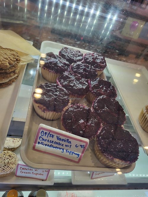 Cheesecake at Miss Chickpea's Cafétal in San Antonio