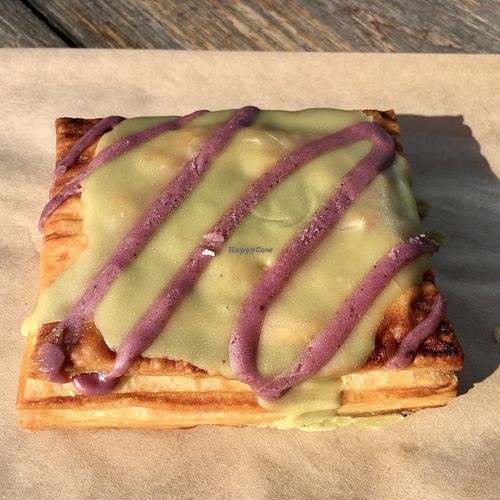 Vegan blueberry matcha pop tart  at Cartel Coffee Lab - Downtown Phoenix in Phoenix