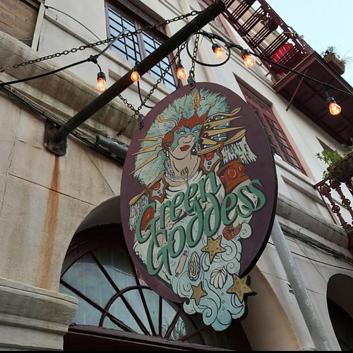 outside at Green Goddess in New Orleans