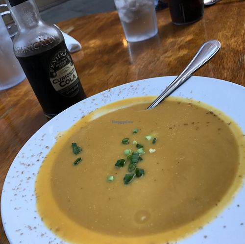 parsnip soup at Green Goddess in New Orleans