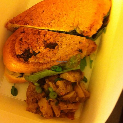 the Cuban sandwich with kale at Green Goddess in New Orleans